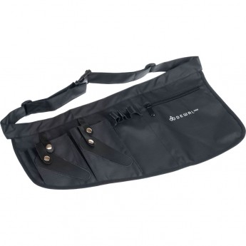Чехол для парикмахерских инструментов на пояс DEWAL, черный, 47х26см Чехол для парикмахерских инструментов на пояс DEWAL, черный, 47х26см